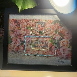Miss Dior Bedazzled DIY Art Pic